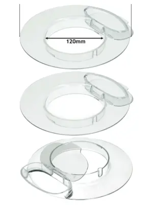 Kenwood Stand Mixer Splash Guard Lid – Fits KMX50‑KMX99 710656/715545