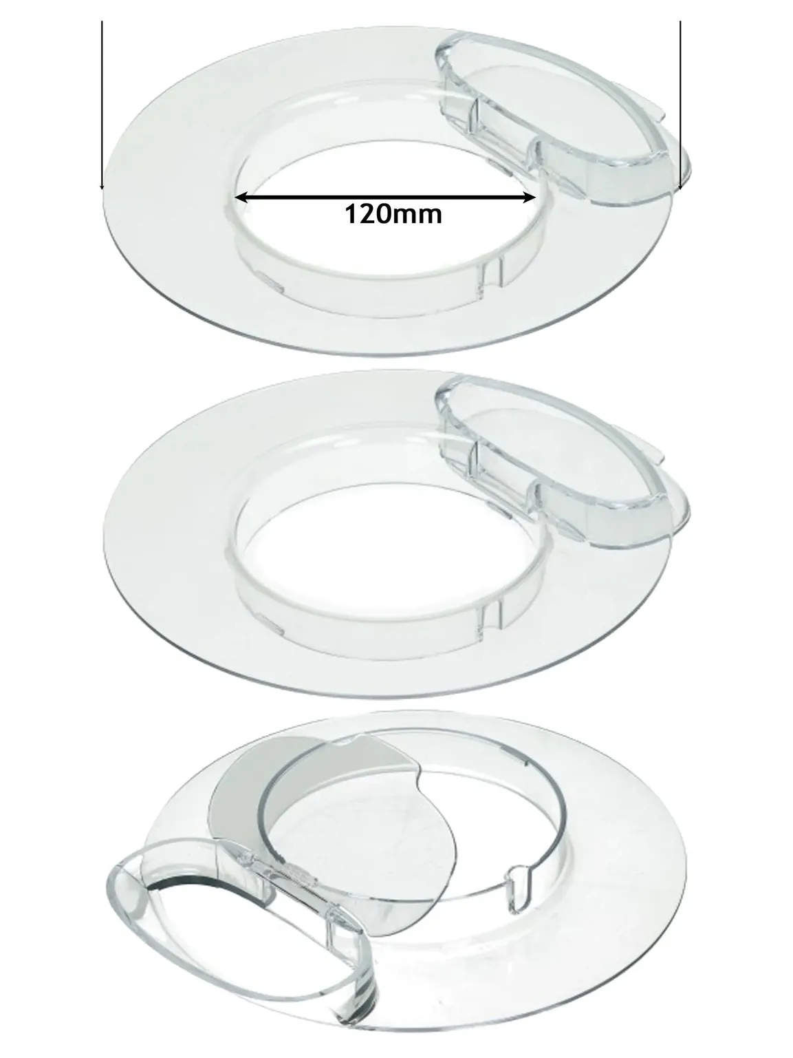 Kenwood Stand Mixer Splash Guard Lid – Fits KMX50‑KMX99 710656/715545