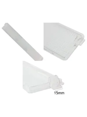 Kitchen Exhaust Hood Light Diffuser Cover Plate 372x58mm