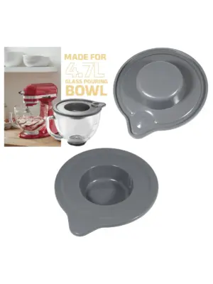 KitchenAid Glass Mixing Bowl Lid – 5 Quart (4.7L) Cover for K5GB
