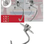 KitchenAid Tilt-Head Dough Hook for 4.3L/4.7L/4.8L Mixers