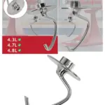 KitchenAid Tilt‑Head Dough Hook for 4.3L, 4.7L & 4.8L Mixers