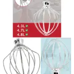 KitchenAid Type 6 Wire Whisk K45WW for 4.3‑4.8L Tilt‑Head Mixers