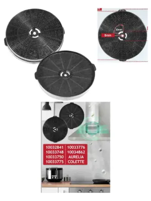 Klarstein Hood Charcoal Filter – 170×25 mm