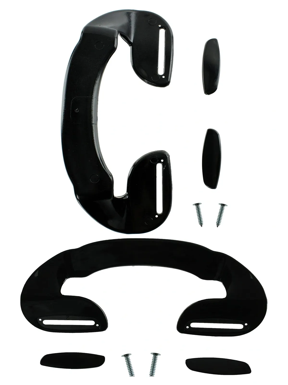 Labcold 190mm Ergonomic Adjustable Door Handle for Fridge Freezer Black
