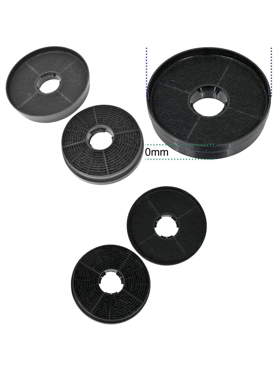 Lamona Cooker Hood Carbon Filter (2-Pack) Fits HJA2480 HJA2908 LAM2401