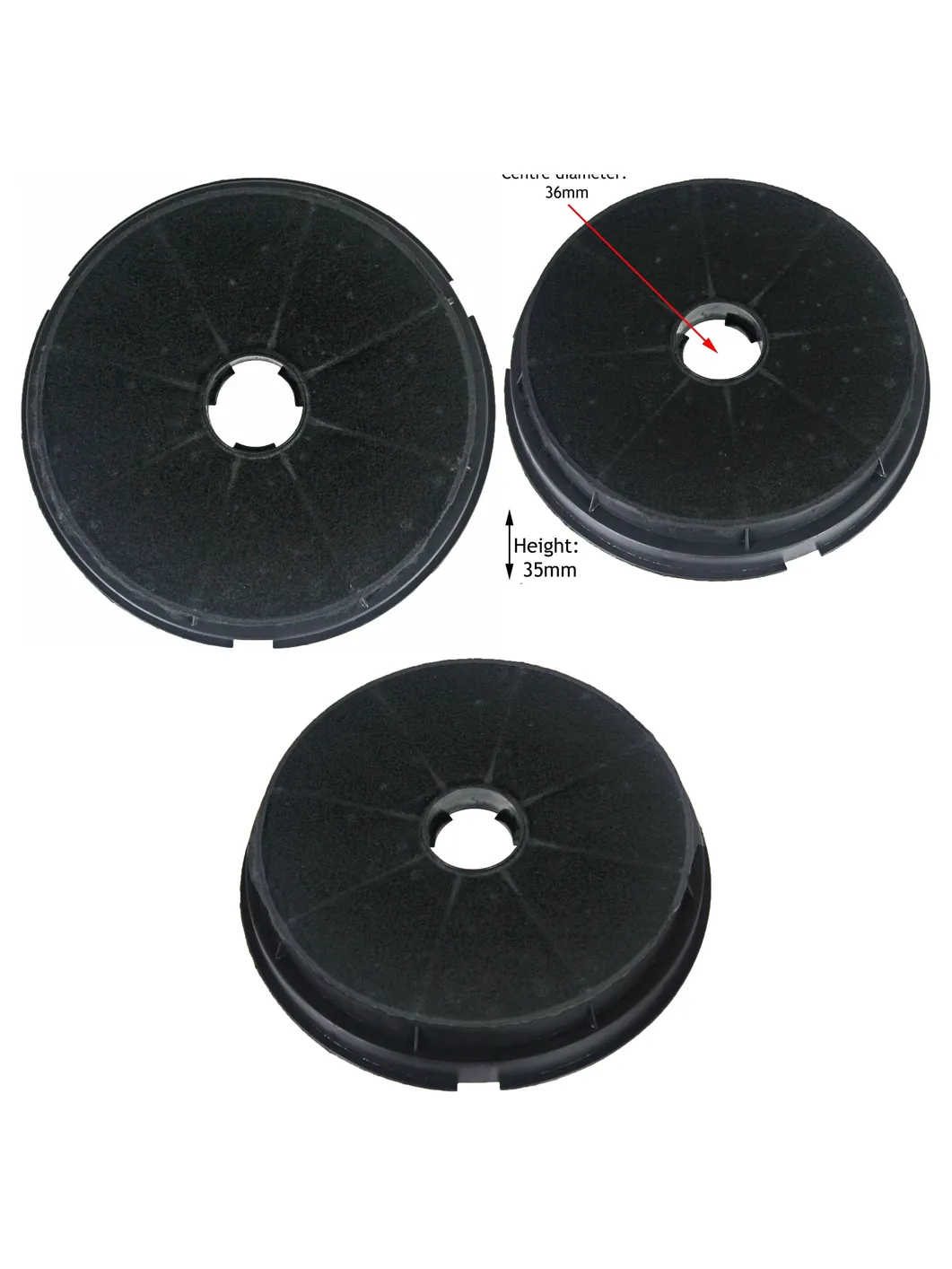 Lamona Cooker Hood Charcoal Filter – Fits HJA2180 HJA2230 HJA2240 ST1