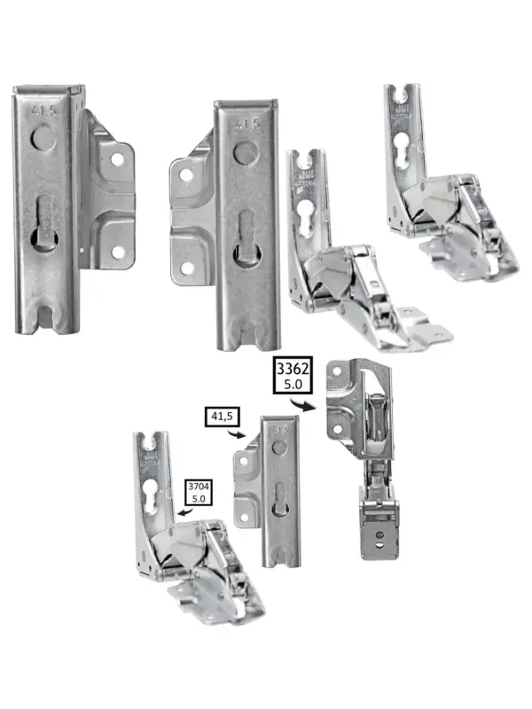 LAMONA Fridge Freezer Door Hinge Pair Integrated Left & Right 3363/3362