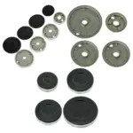 LAMONA Gas Burner Crown/Flame Cap Kit Small-Medium-Large 55-100mm