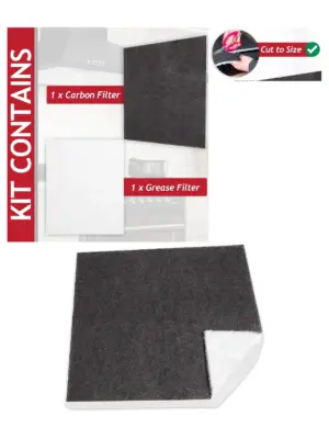 Lamona Hood Carbon Foam Grease Filter Kit – Custom 57 cm x 47 cm