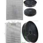 Lamona LAM2501 Cooker Hood Grease/Carbon Filter Set – Alum Mesh