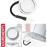 Lamona LAM2502/2503 68mm G4 LED Cooker Hood Lamp – Silver