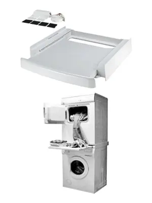 Lamona Laundry Stack Kit with Pull Out Tray for Washer & Dryer