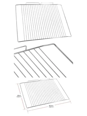 Lamona Oven Grill Shelf Rack – 462×362 mm – Fits LAM3100, LAM3201‑06