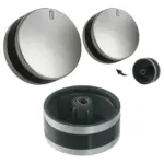 Lamona Oven Knob for LAM3200/3204/3401 - Silver/Black Control