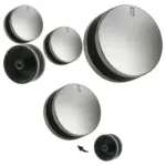 LAMONA Oven Knob Set – Silver/Black Switch for LAM3200/3204/3401