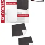 Lamona Range Hood Filter Kit – 4 Carbon Foam Filters, 57×47 cm