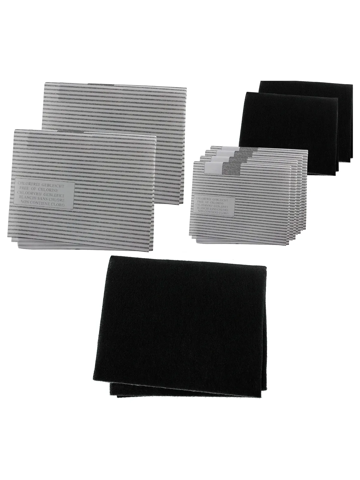 LAMONA Range Hood Filter Kit – 4 Grease & 2 Carbon Filters