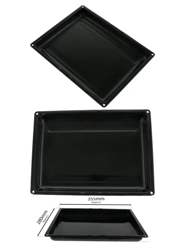 Lamona Small Oven Grill Pan with Drip Tray - 355x280mm for Baking