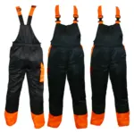 Large 34/38 Chainsaw Bib Dungaree Pants with Protective Goggles