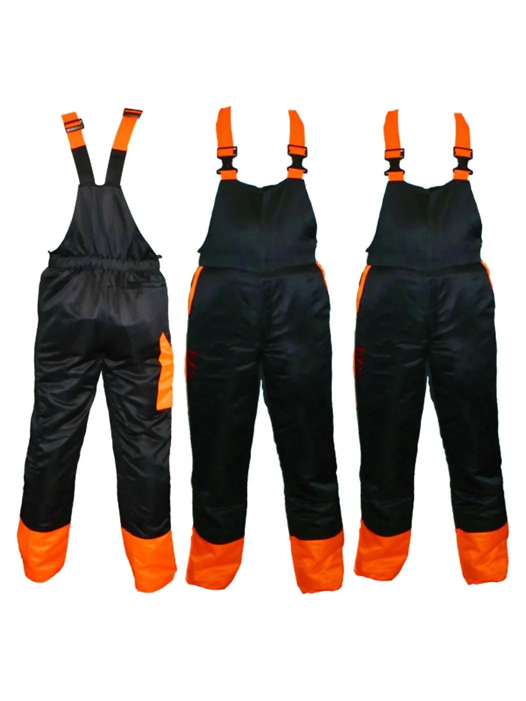 Large 34/38 Chainsaw Bib Dungaree Pants with Protective Goggles