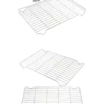 Large 39x32cm Universal Grill Pan Rack – Oven Cooking Grid Tray