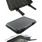 Large AEG Grill Pan with Detachable Handles, Rack, Oven Safe