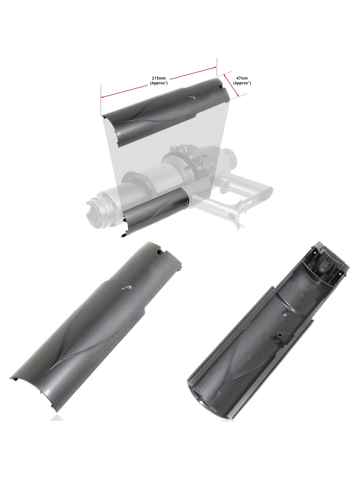 Large Bin Runner for Dyson V10/V11/V15 – Fits Animal, Absolute, Detect