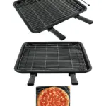 Large Enamel Grill Tray & Rack for Ariston Ovens – 370×440 mm