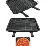 Large Enamel Grill Tray & Rack for Indesit Ovens – 370×440 mm