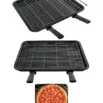 Large Enamel Grill Tray & Rack for New World Oven – 370×440 mm