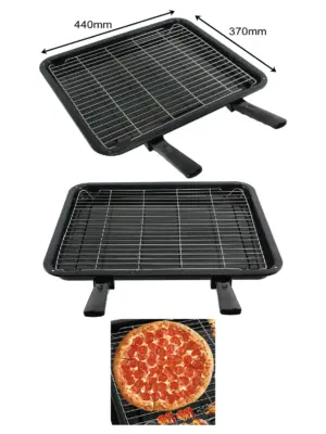 Large Enamel Grill Tray & Rack for SMEG Ovens – 370×440 mm