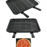 Large Enamel Grill Tray & Rack for Zanussi Ovens – 370×440 mm