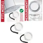 LED G4 68mm Cooker Hood Vent Light – Pack of 2 Silver