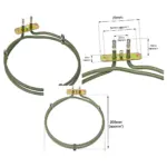 Leisure 2100W heater element for RM6CVW ZE6HVW ZE6HVS ovens & cookers