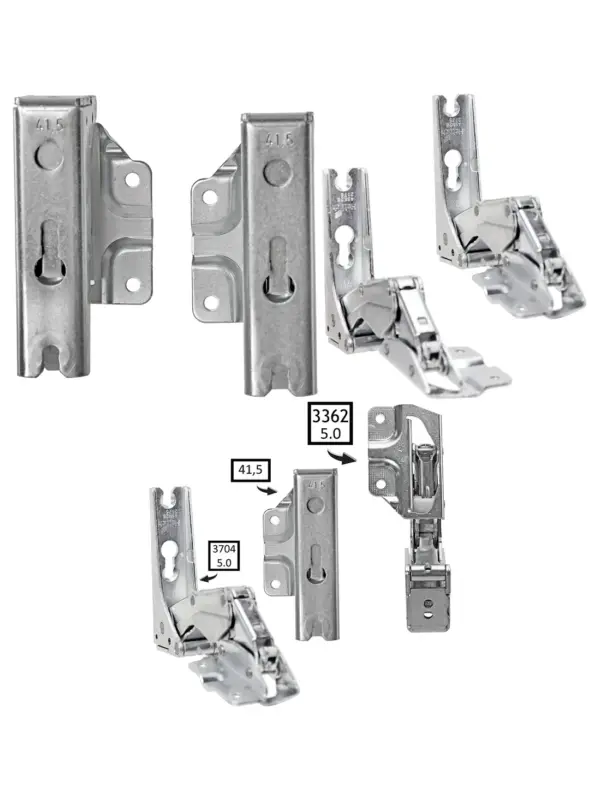 Leisure Fridge Freezer Integrated Door Hinge Set – Left & Right