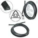 Leisure oven door seal 3m for 3-4 side cookers, rounded & 90° clips