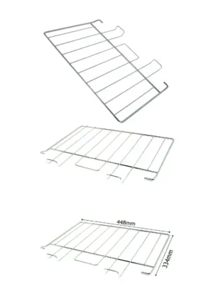 LEISURE Oven Grill Shelf – 448×334 mm Cooking Rack for Oven & Grill