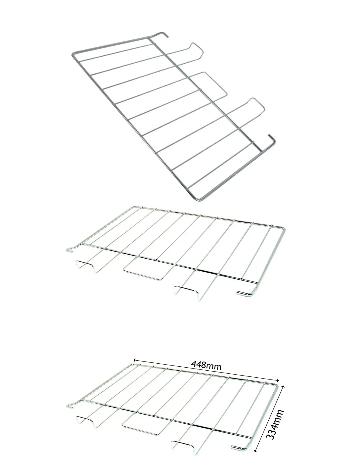 LEISURE Oven Grill Shelf – 448×334 mm Cooking Rack for Oven & Grill