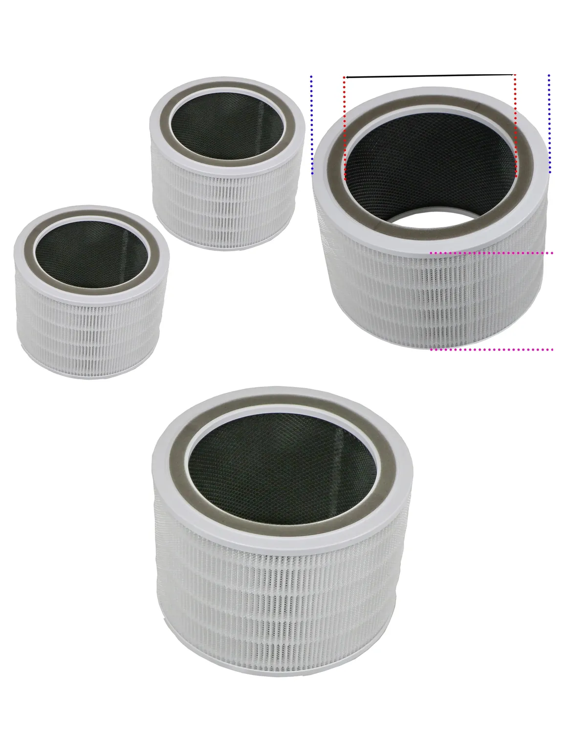 Levoit Core 200S HEPA Air Purifier Filter – 2 Pack