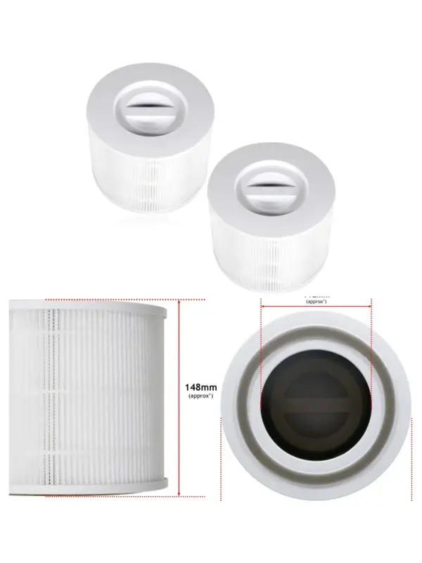 Levoit Core 300/300S Replacement HEPA + Carbon Filter – White
