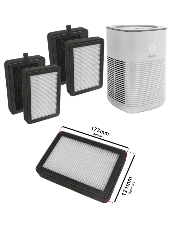 Levoit HEPA Filter Replacement Pack 4 pcs for LV-H128 and LV-H13EU
