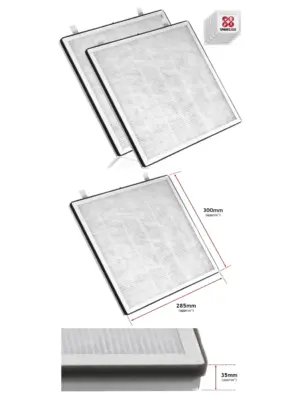 LEVOIT Vital 100 HEPA & Carbon Filter Set - 2 Replacements + Fresheners