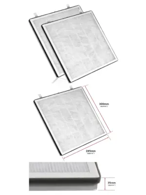 LEVOIT Vital 100 HEPA & Carbon Replacement Filter Pack of 2