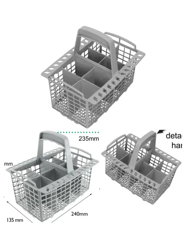 LG Dishwasher Cutlery Basket with Detachable Handle – Utensil Tray