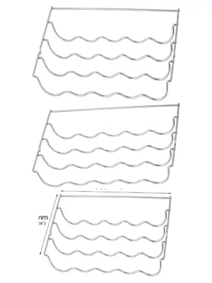 LG Refrigerator Wine Bottle Rack Shelf Insert – 457×290×70 mm