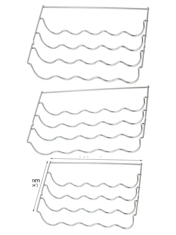 LG Refrigerator Wine Bottle Rack Shelf Insert – 457×290×70 mm