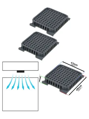 Liebherr Fridge Freezer Odor Carbon Filter Pack of 2 – Model 909698900