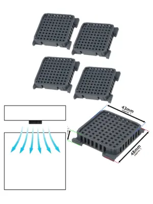 Liebherr Fridge Freezer Odor Filter Pack of 4 – Fits Model #909698900