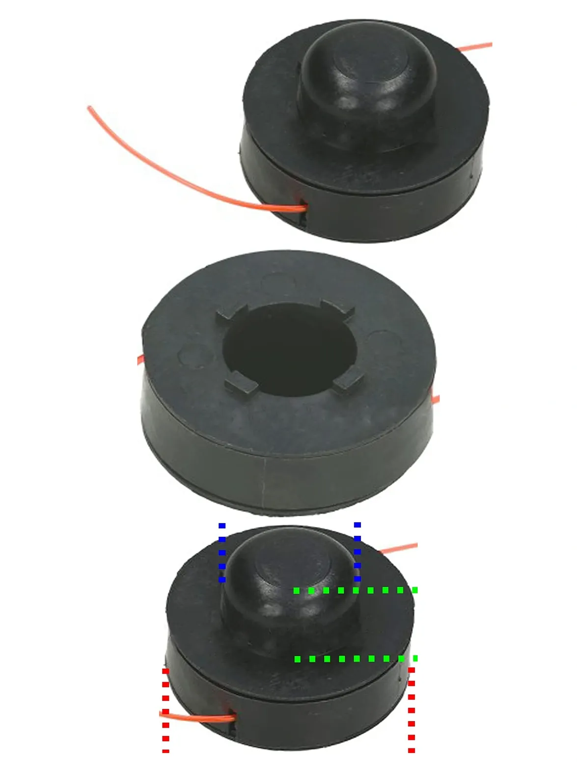 Line Spool Head for Challenge Xtreme MIGZP250 Grass Trimmer